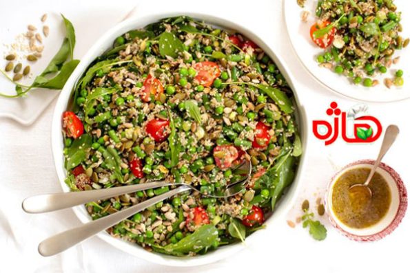 دانه چیا در سالاد